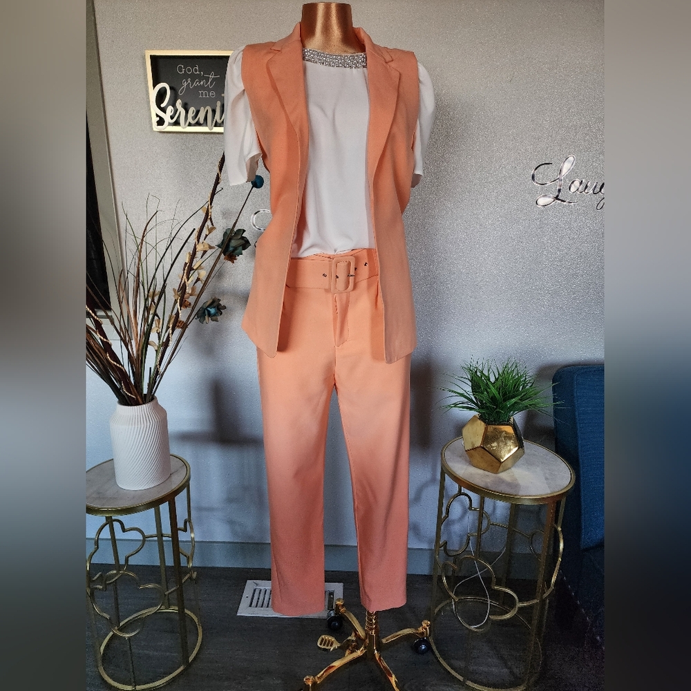 Peach Women's Pants & Jumpsuit Set